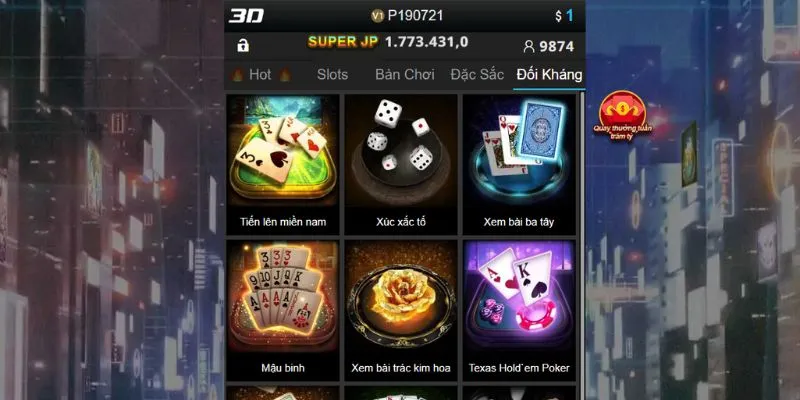 Cơ hội trúng thưởng hấp dẫn khi chơi game bài 3D tại 33 Win